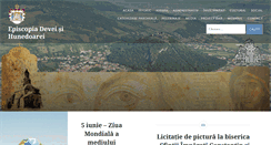 Desktop Screenshot of episcopiadevei.ro